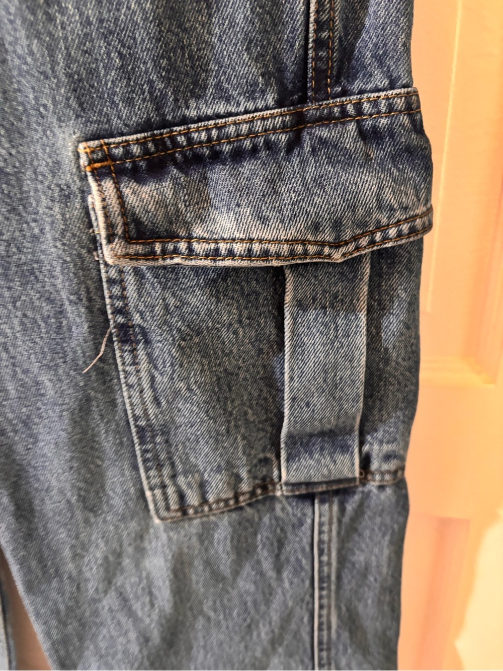Urban Outfitters BDG Blue Wide-Leg Skate Jeans - Picture 4 of 6